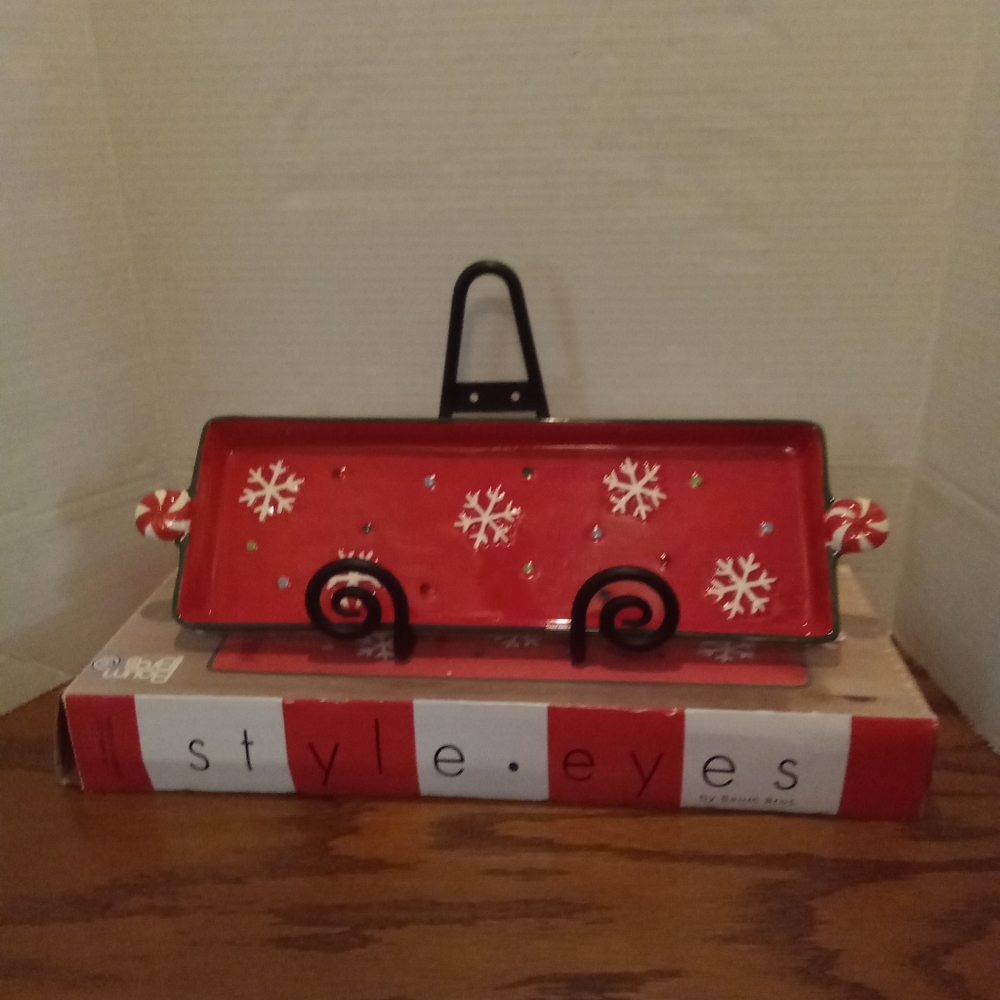 Christmas serving tray